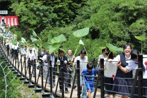 絶景！吊り橋を渡りに来ませんか？